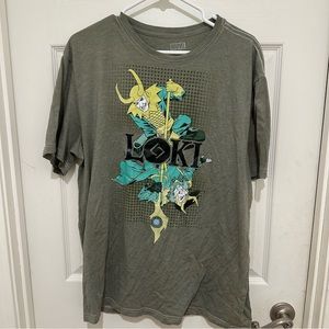 Marvel classic Loki short sleeve graphic tee size large